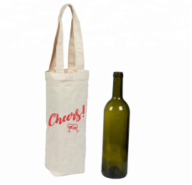 Túi vải canvas đựng rượu 