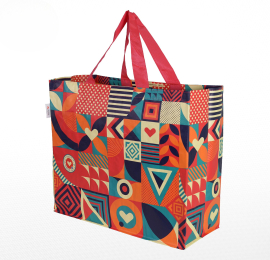 Túi xách siêu thị PP dệt cán màng